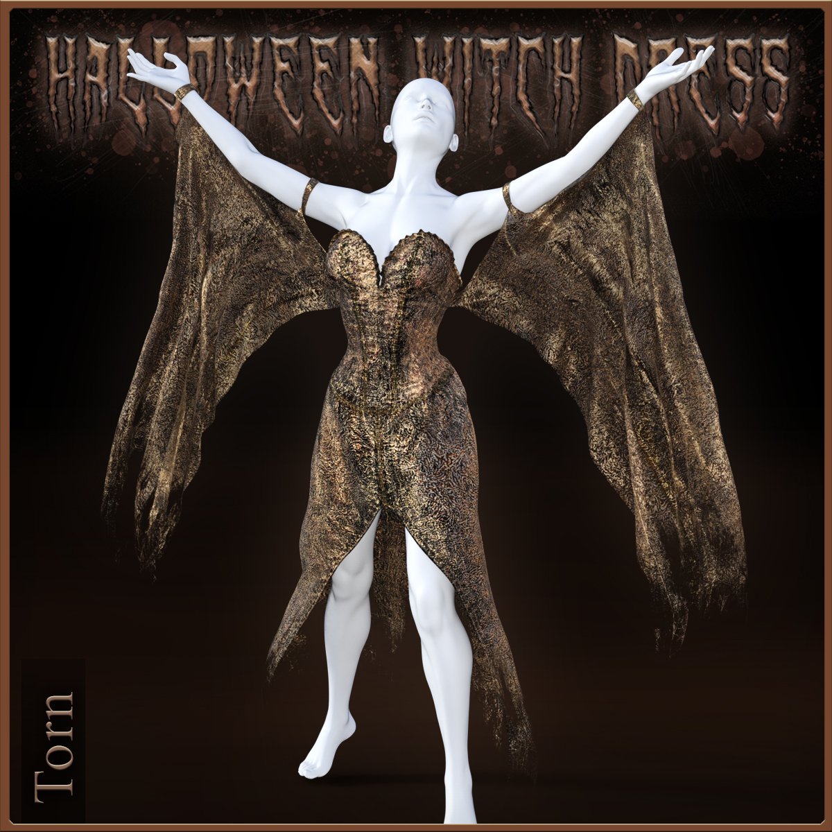 Halloween Witch Dress for Genesis 8 Females by N/A