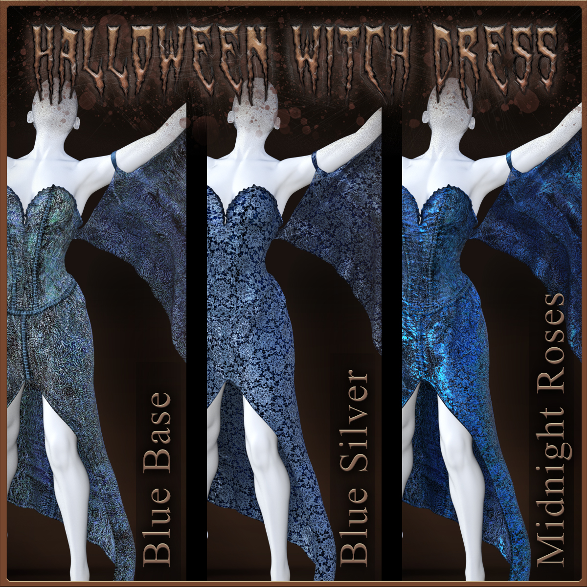 Halloween Witch Dress for Genesis 8 Females by N/A