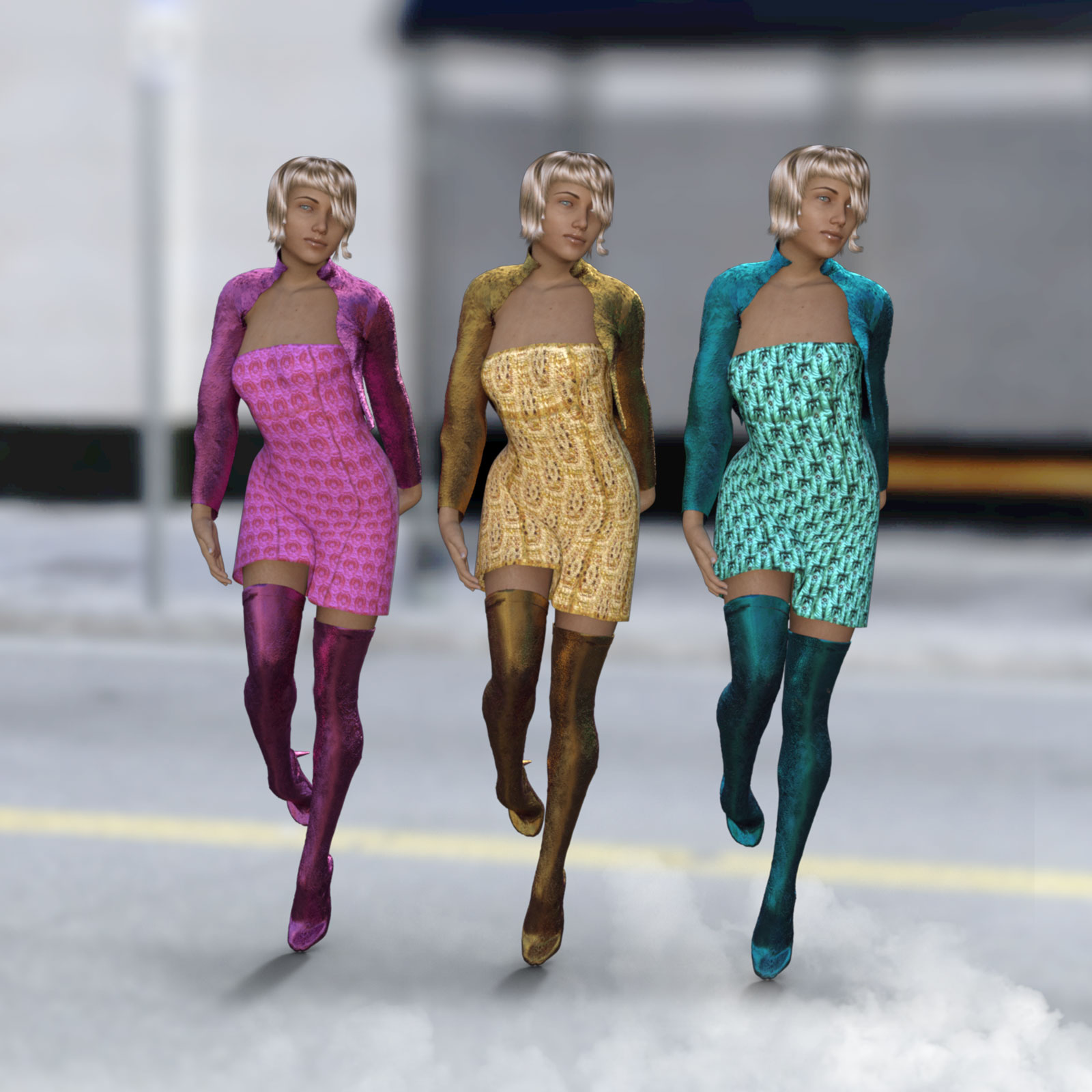 Casual for Misty Short Dress for G8F by N/A