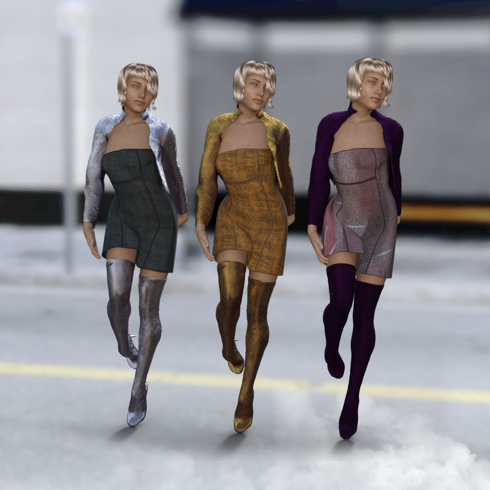 Casual for Misty Short Dress for G8F by N/A