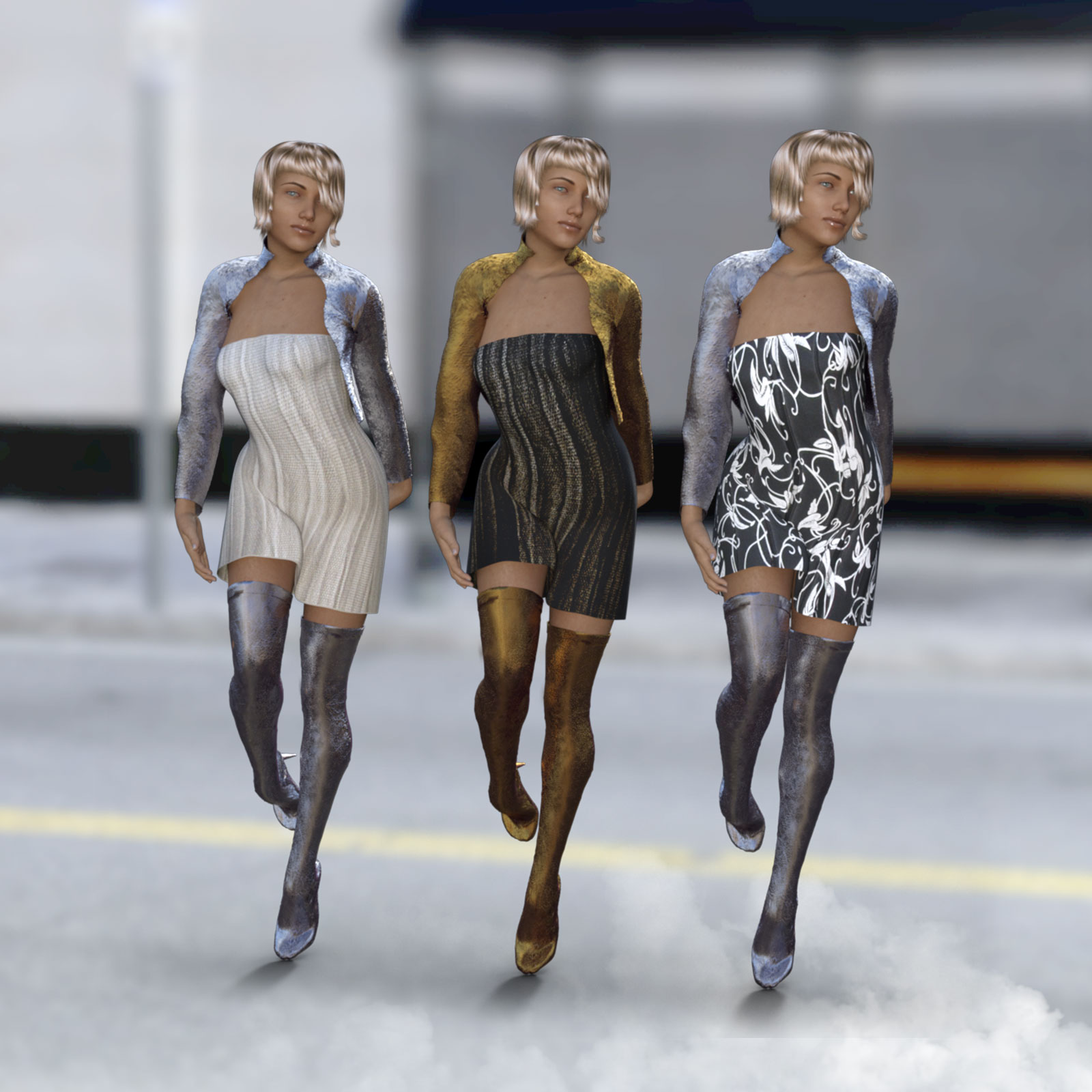 Casual for Misty Short Dress for G8F by N/A