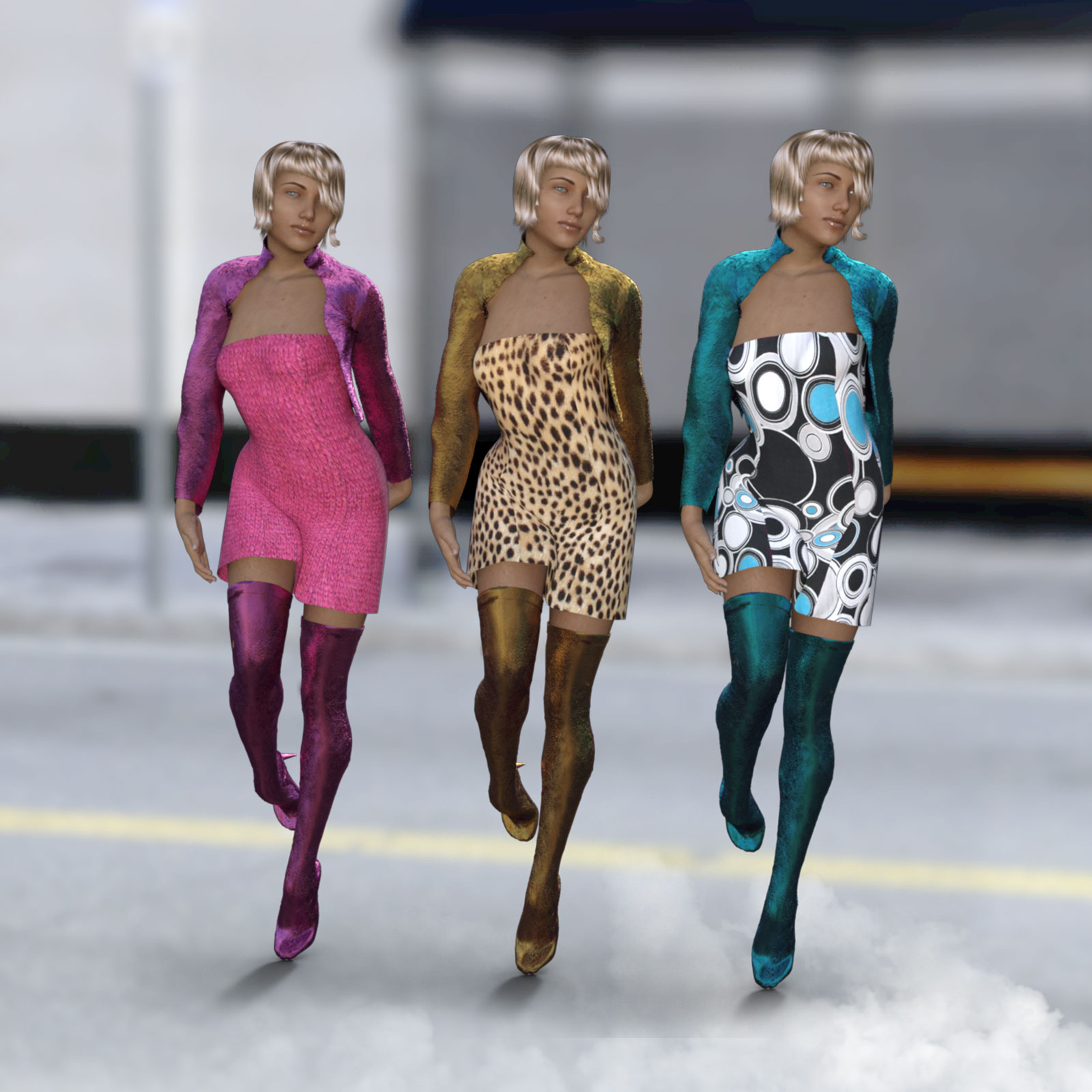 Casual for Misty Short Dress for G8F by N/A
