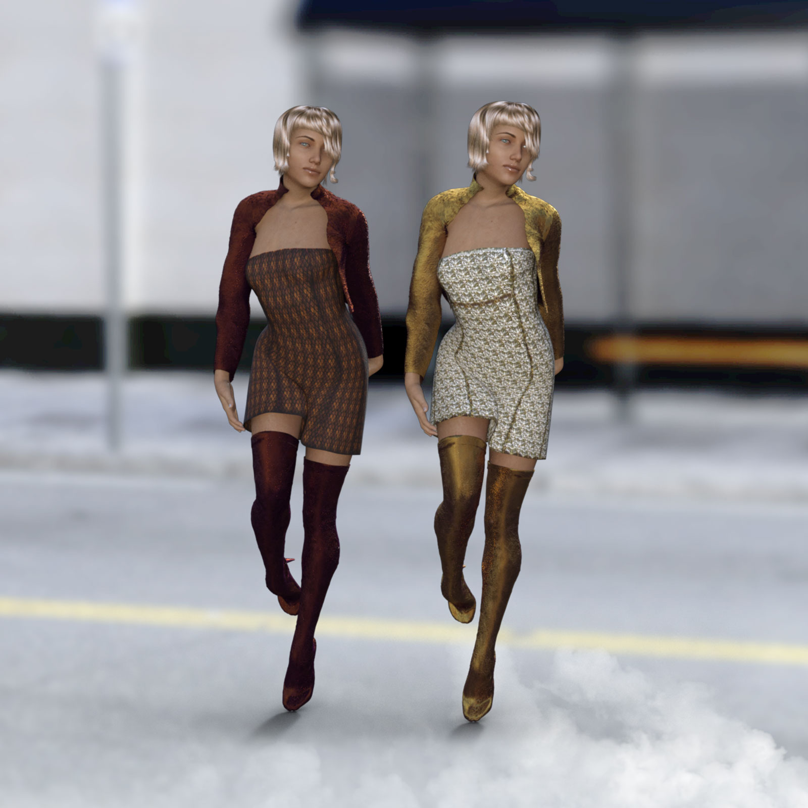 Casual for Misty Short Dress for G8F by N/A