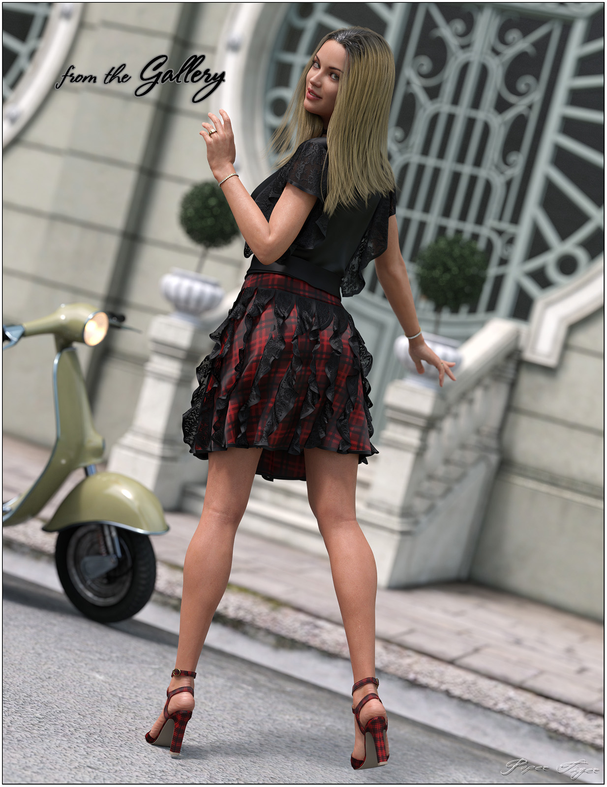dForce Julie Outfit for G8F by N/A