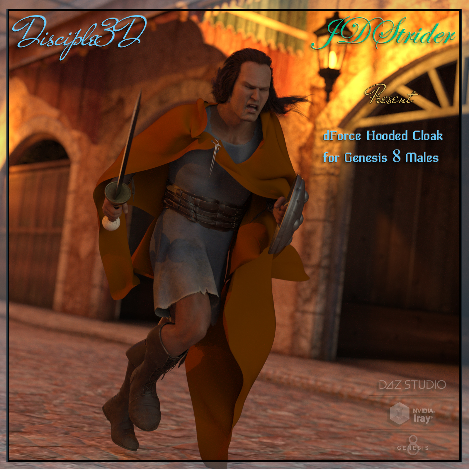 dForce Hooded Cloak for G8M by N/A