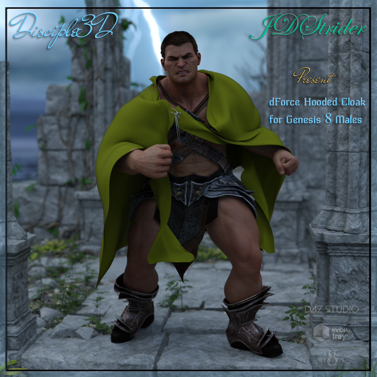 dForce Hooded Cloak for G8M by N/A