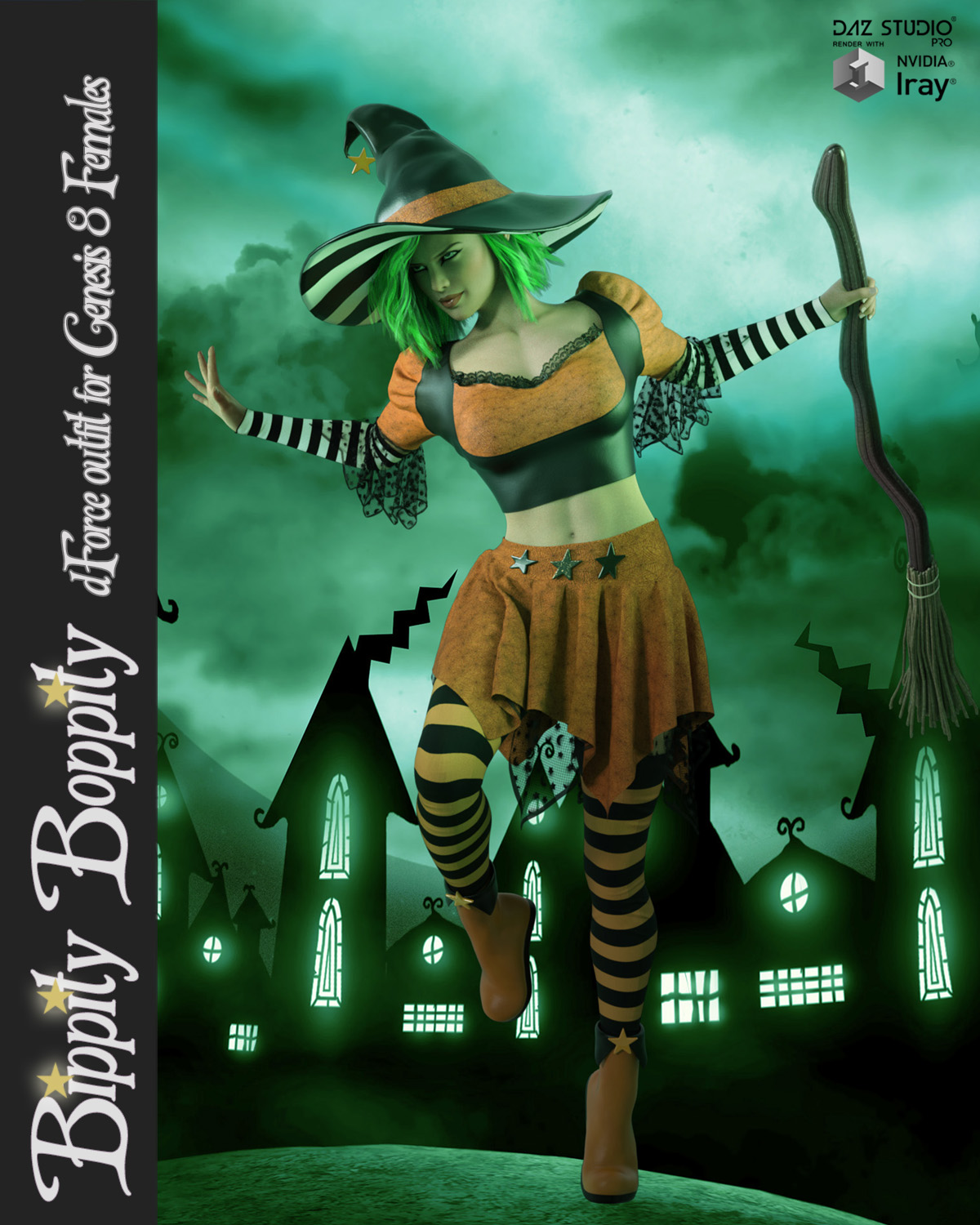 Bippity Boppity dForce outfit for the Genesis 8 Female(s) by N/A