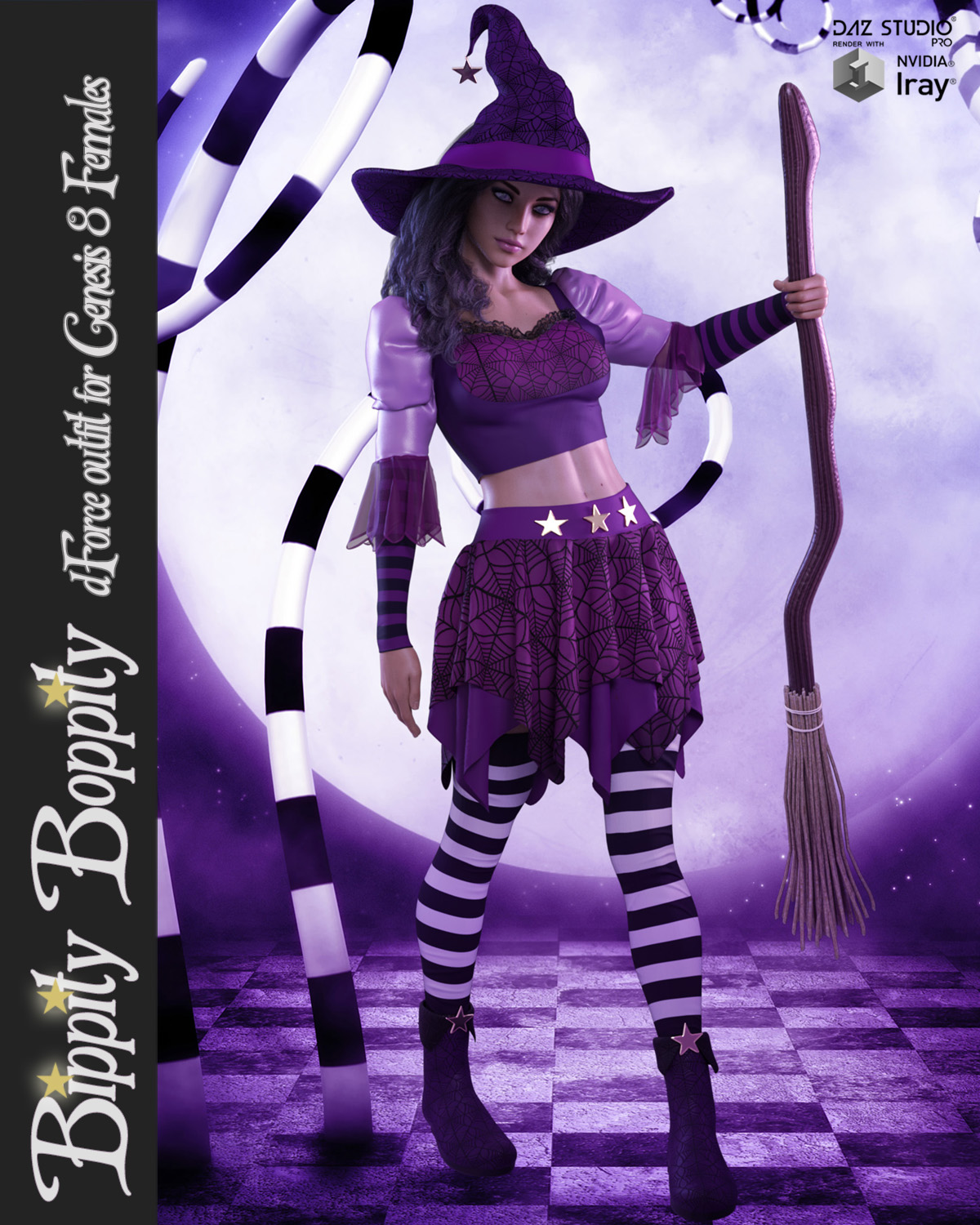 Bippity Boppity dForce outfit for the Genesis 8 Female(s) by N/A