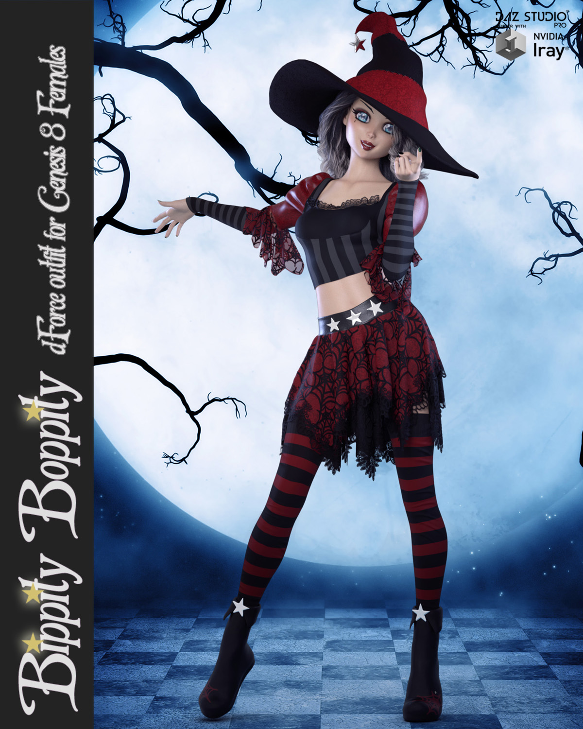 Bippity Boppity dForce outfit for the Genesis 8 Female(s) by N/A