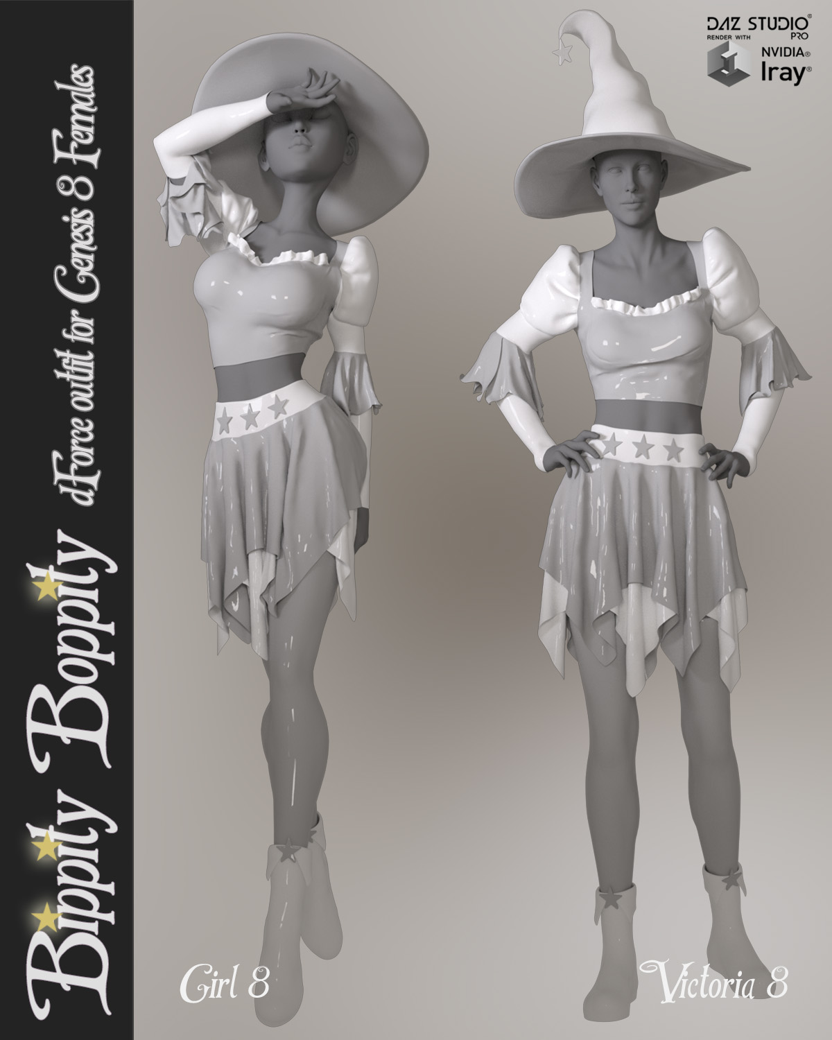 Bippity Boppity dForce outfit for the Genesis 8 Female(s) by N/A