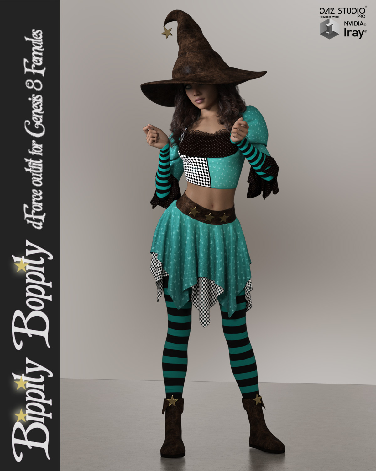 Bippity Boppity dForce outfit for the Genesis 8 Female(s) by N/A