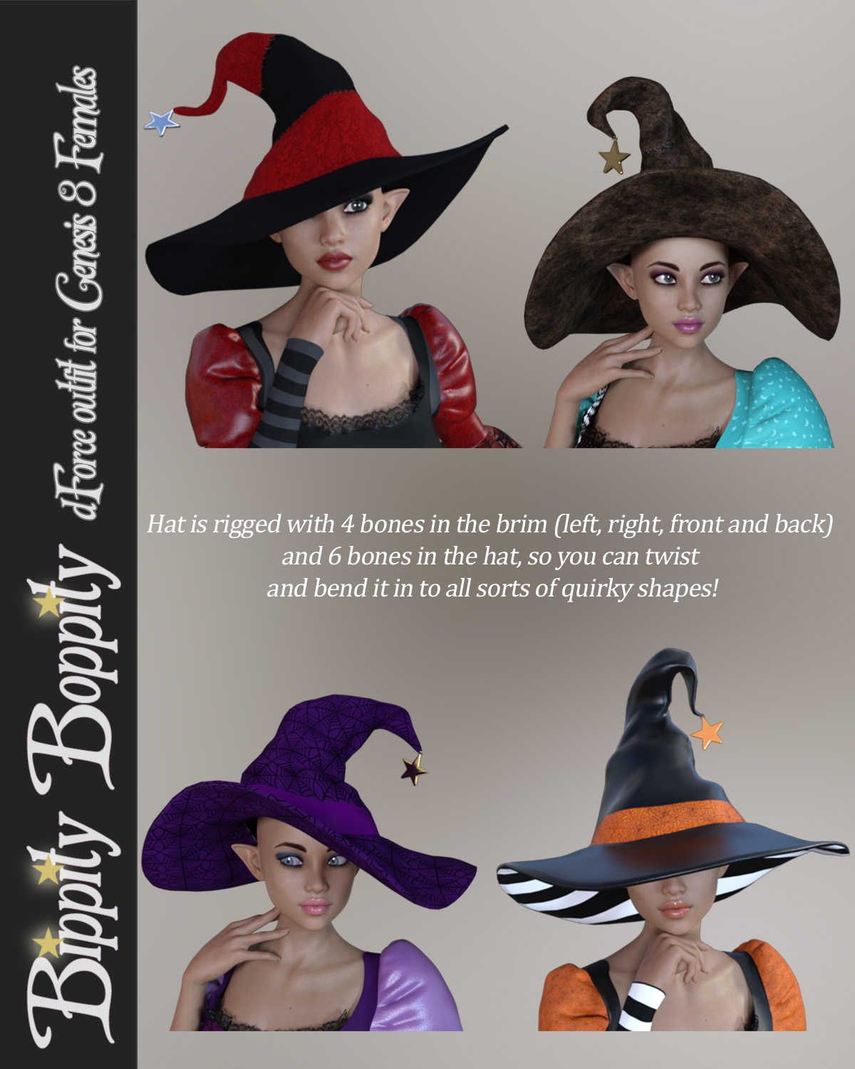 Bippity Boppity dForce outfit for the Genesis 8 Female(s) by N/A