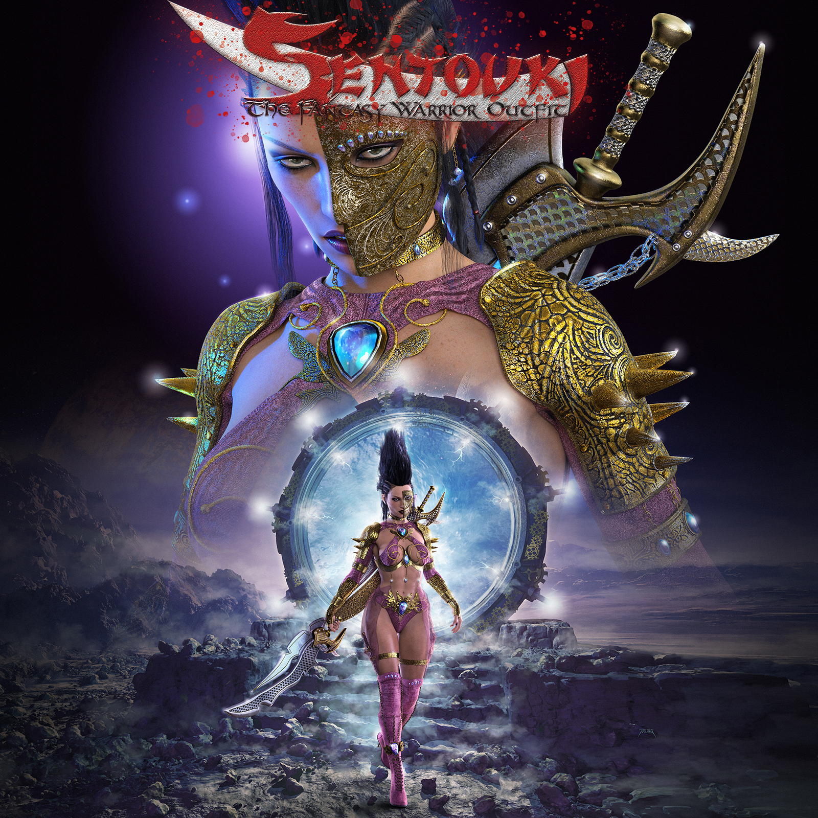 Sentouki The Fantasy Warrior Outfit by N/A