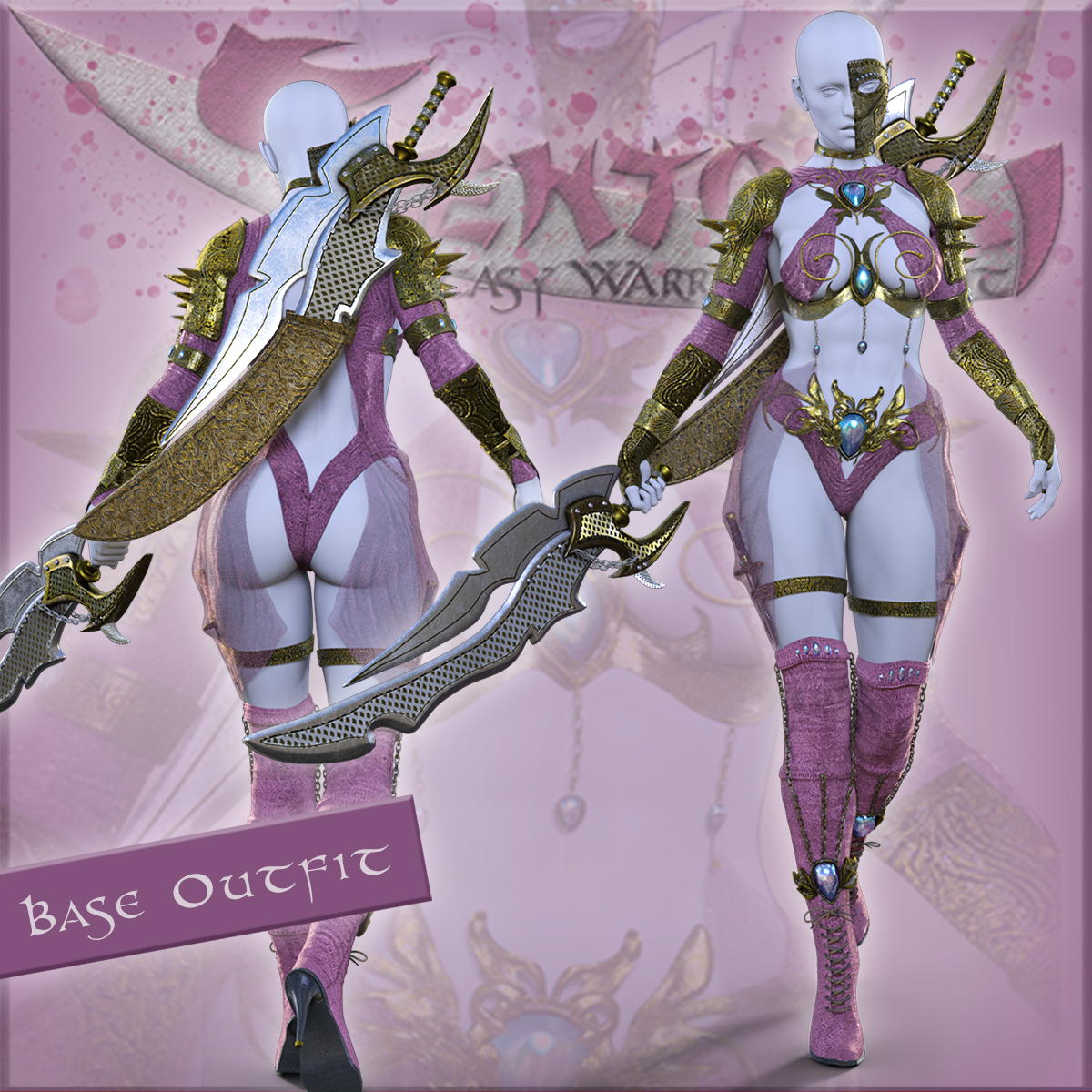 Sentouki The Fantasy Warrior Outfit by N/A