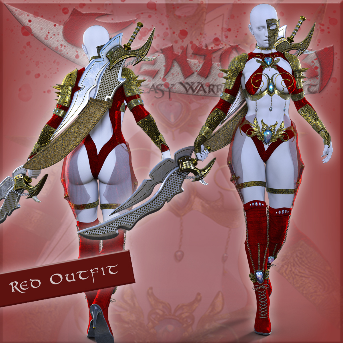 Sentouki The Fantasy Warrior Outfit by N/A