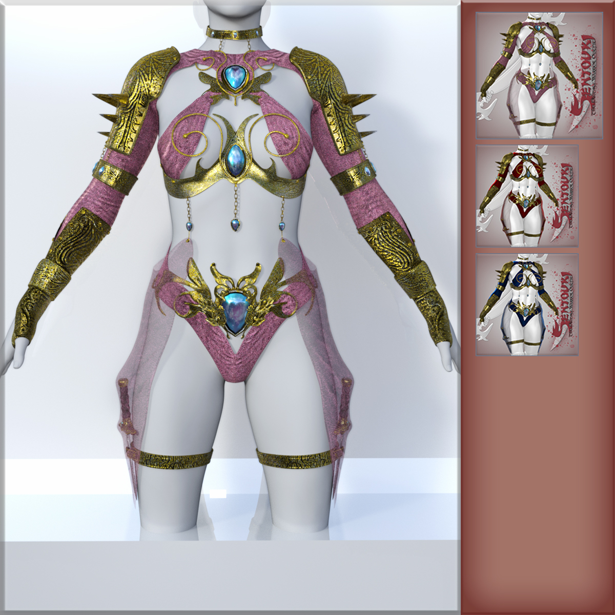 Sentouki The Fantasy Warrior Outfit by N/A