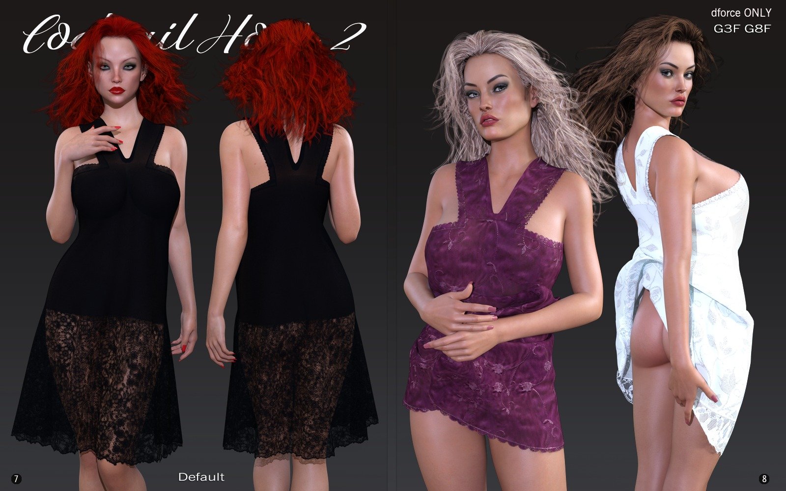 dforce only Cocktail Hour Dress Two G3G8 by N/A