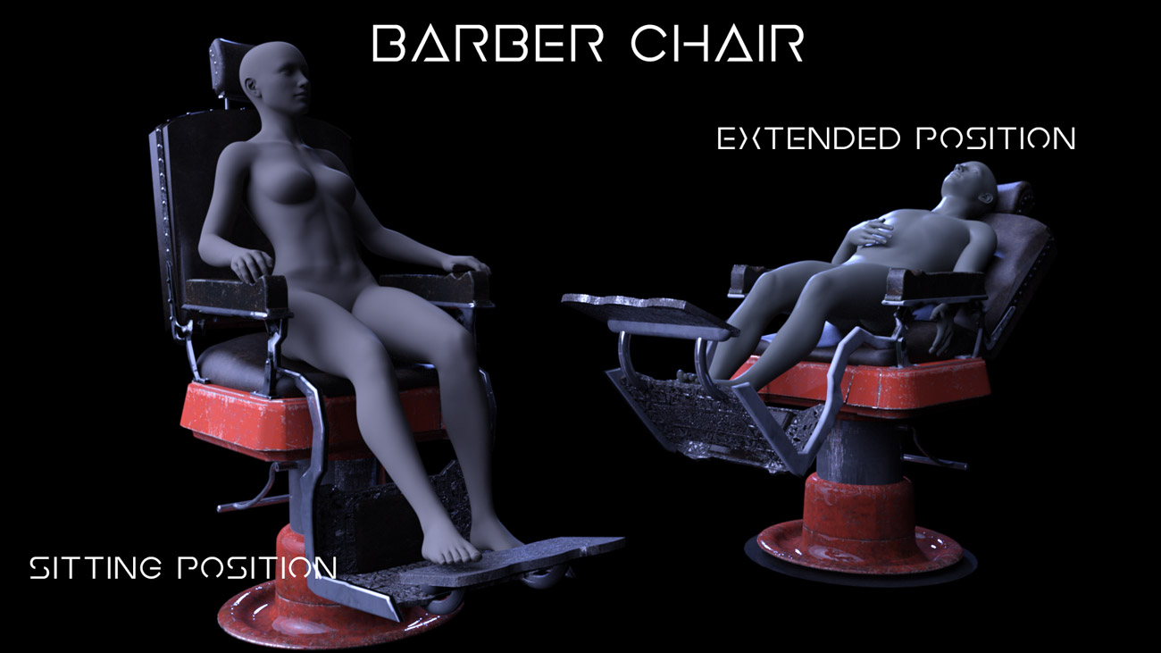 Tattooist and Barber Props DS by N/A