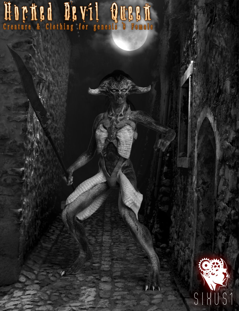 Horned Devil Queen for Genesis 8 Female by N/A