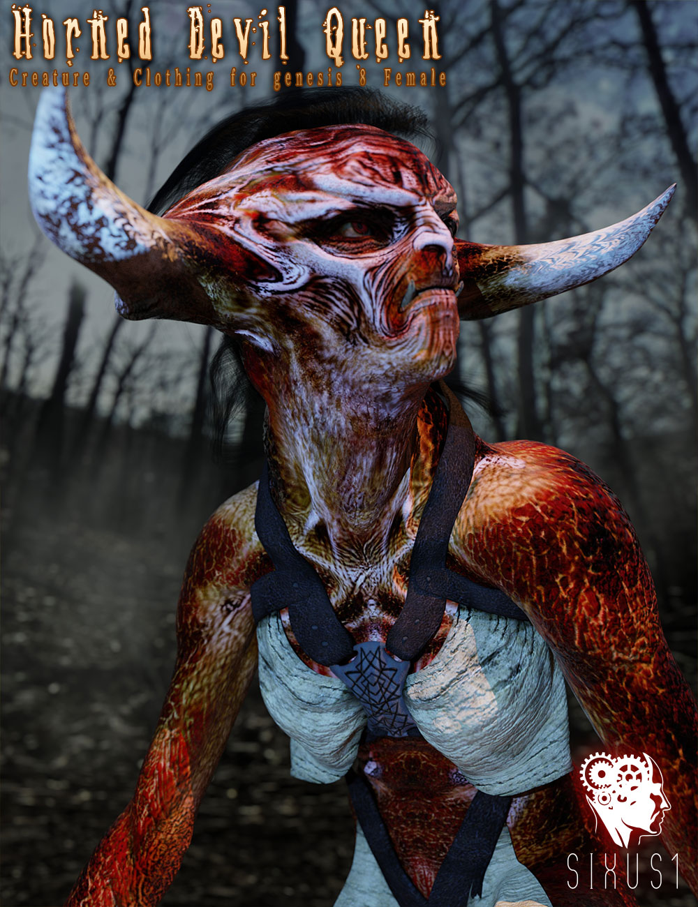 Horned Devil Queen for Genesis 8 Female by N/A