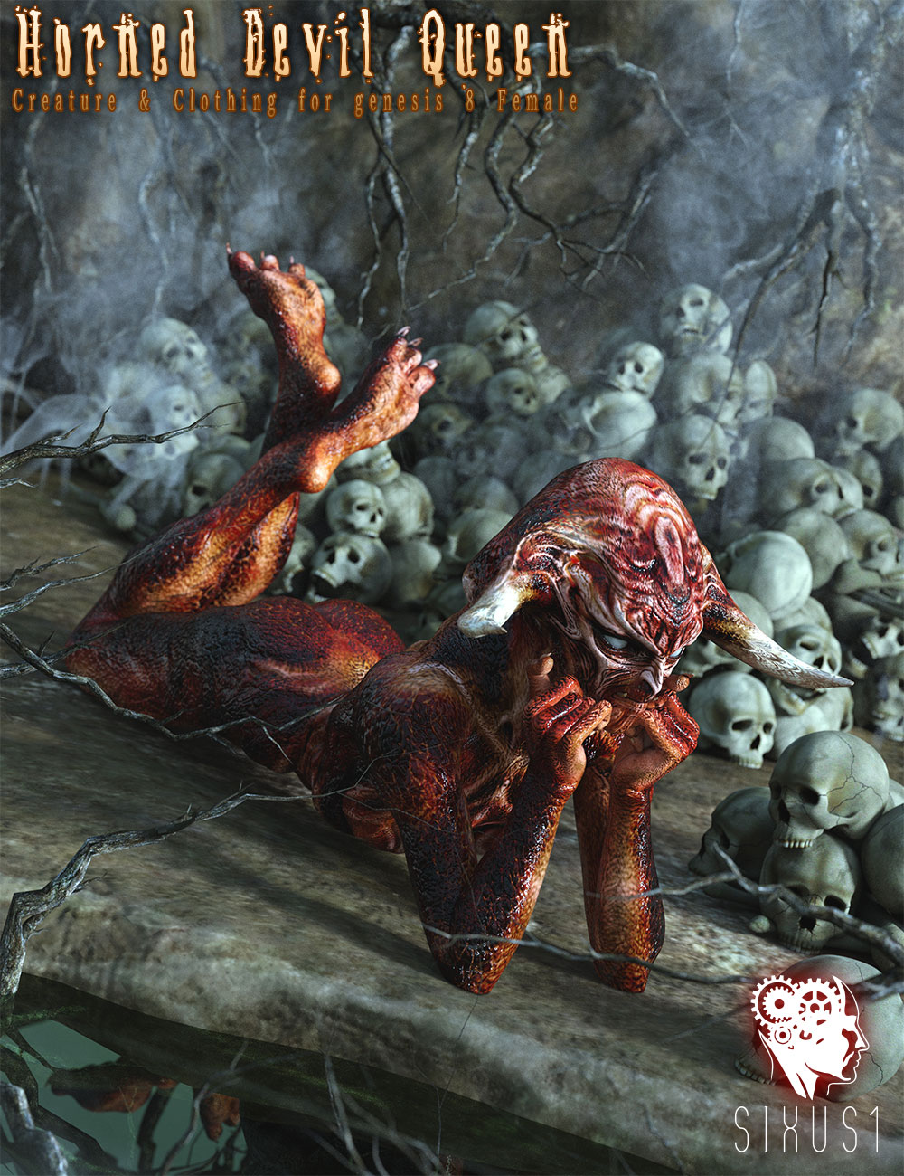 Horned Devil Queen for Genesis 8 Female by N/A