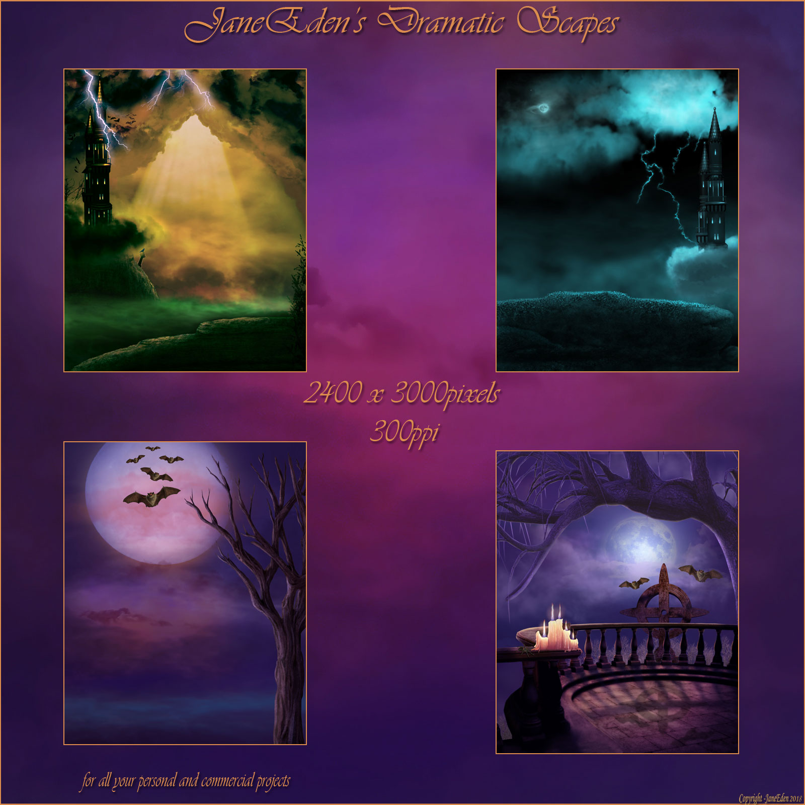 JaneEdens Dramatic Scapes by N/A