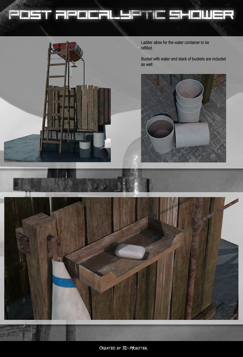 Post Apocalyptic Shower by N/A