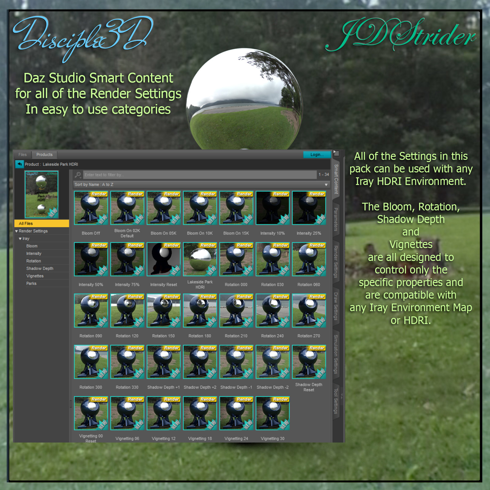Disciple3D - Lakeside Park HDRI by N/A