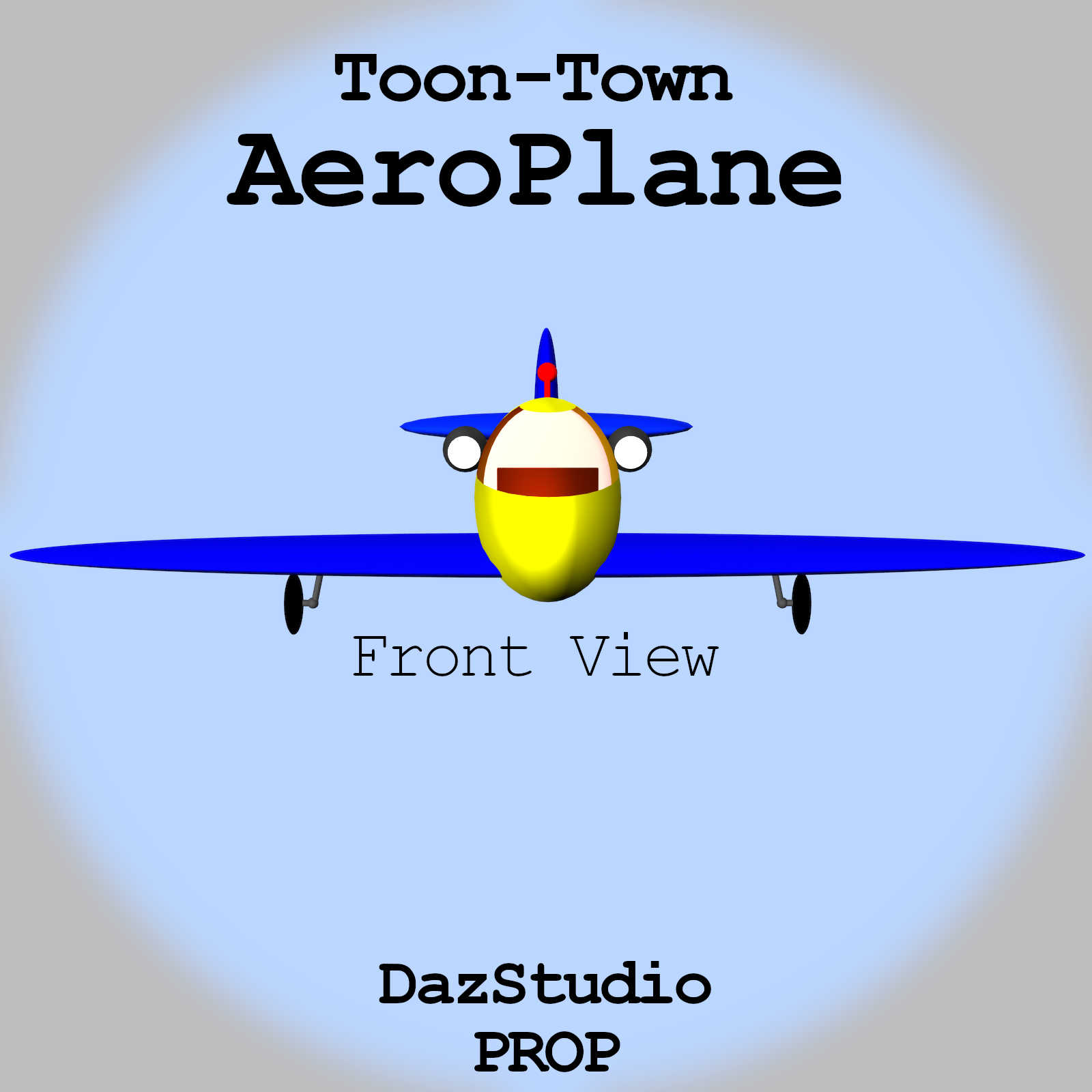 Toon-Town AeroPlane for Daz Studio by N/A