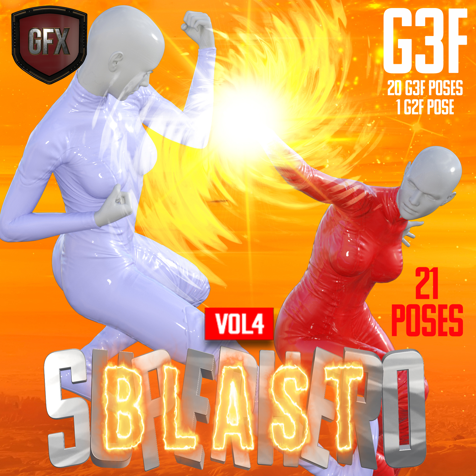 SuperHero Blast for G3F Volume 4 by N/A