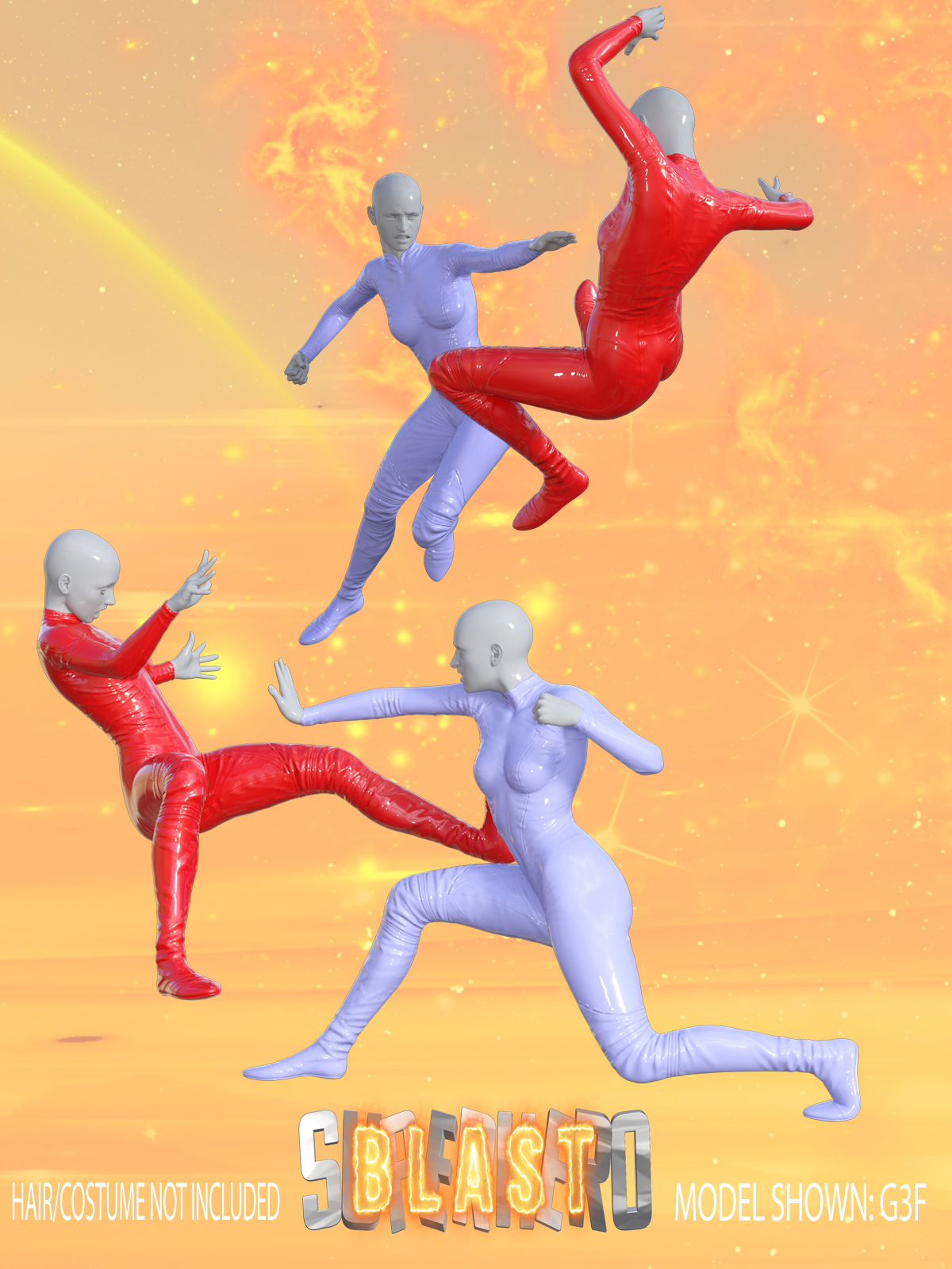 SuperHero Blast for G3F Volume 4 by N/A