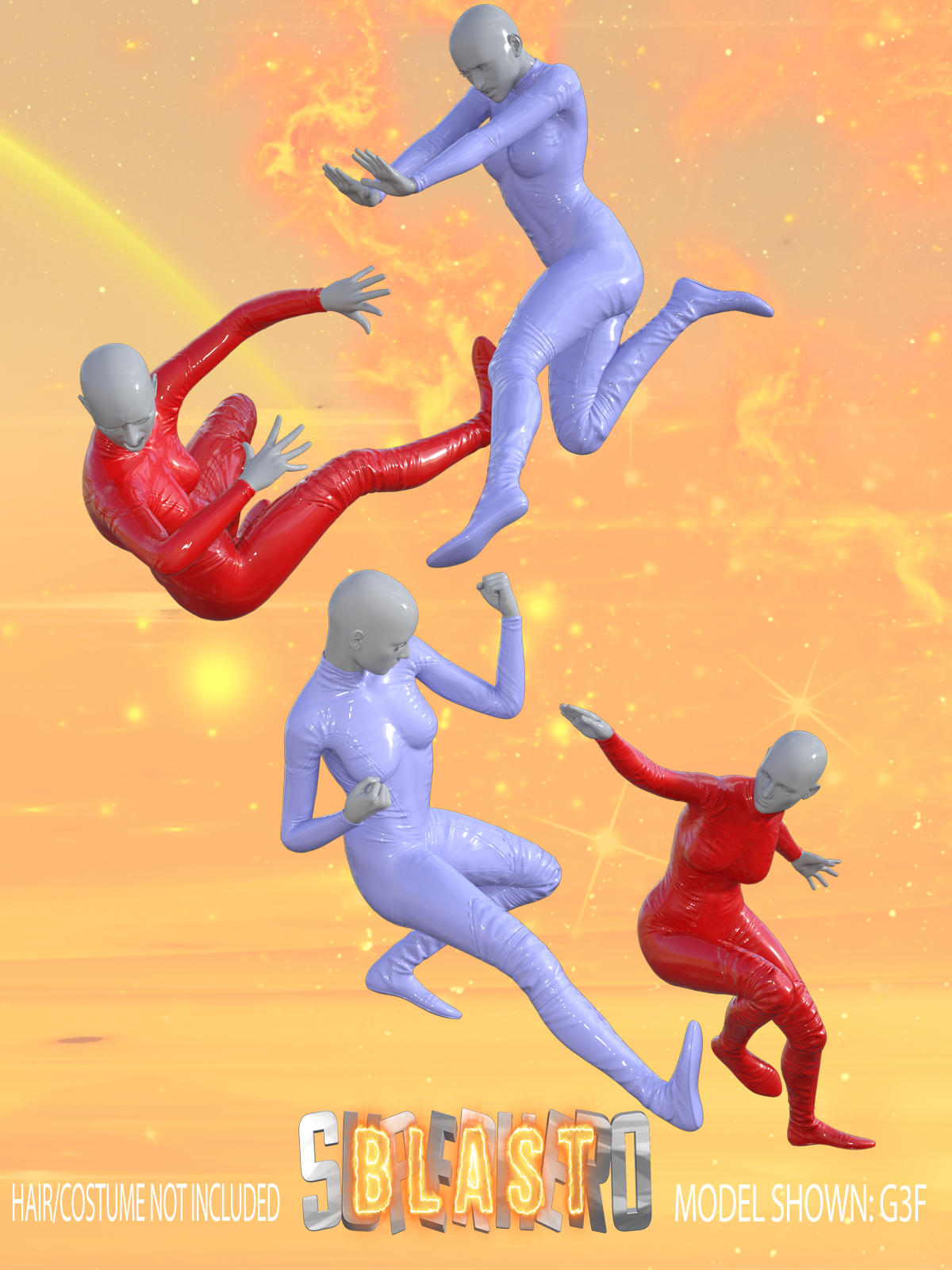 SuperHero Blast for G3F Volume 4 by N/A