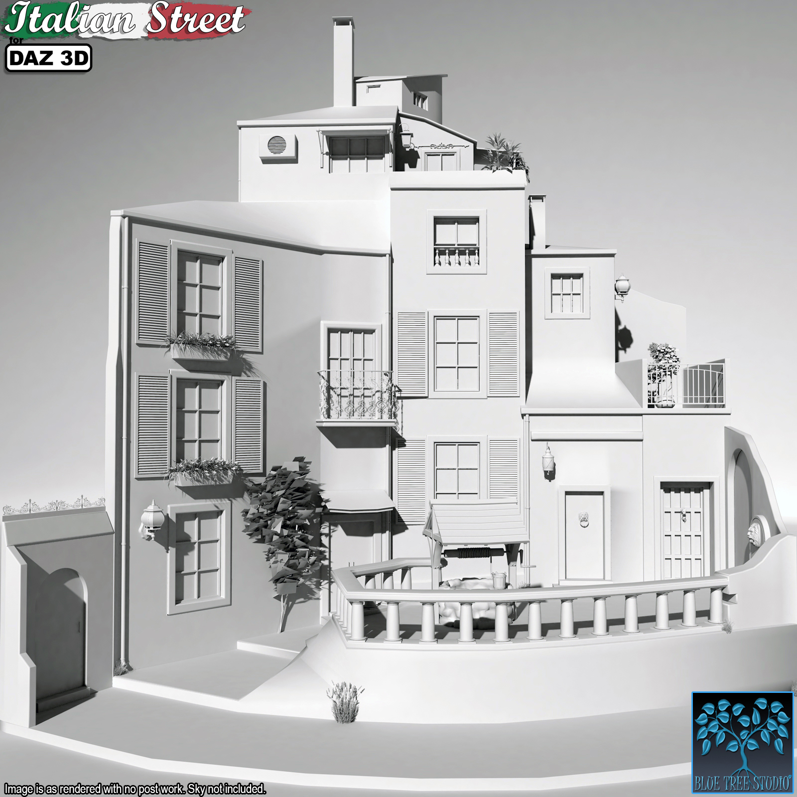 Italian Street for Daz Studio by N/A