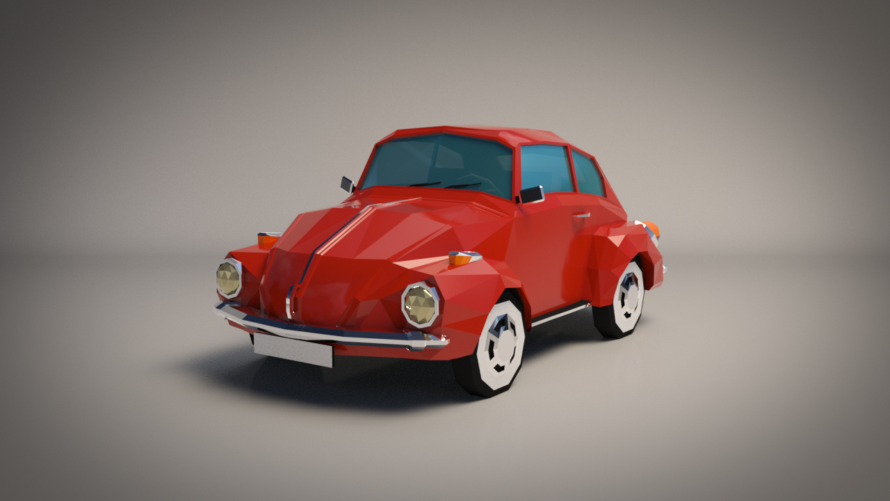 Low-Poly Cartoon City Car - Extended License by N/A