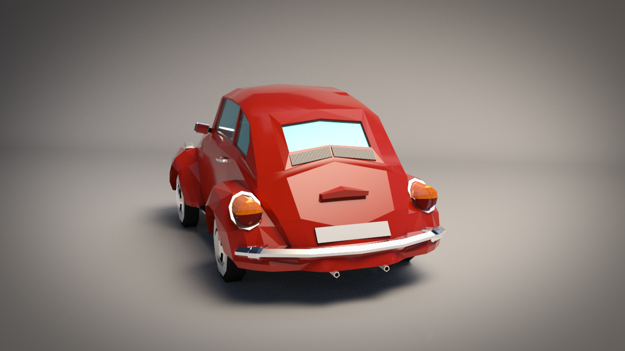 Low-Poly Cartoon City Car - Extended License by N/A
