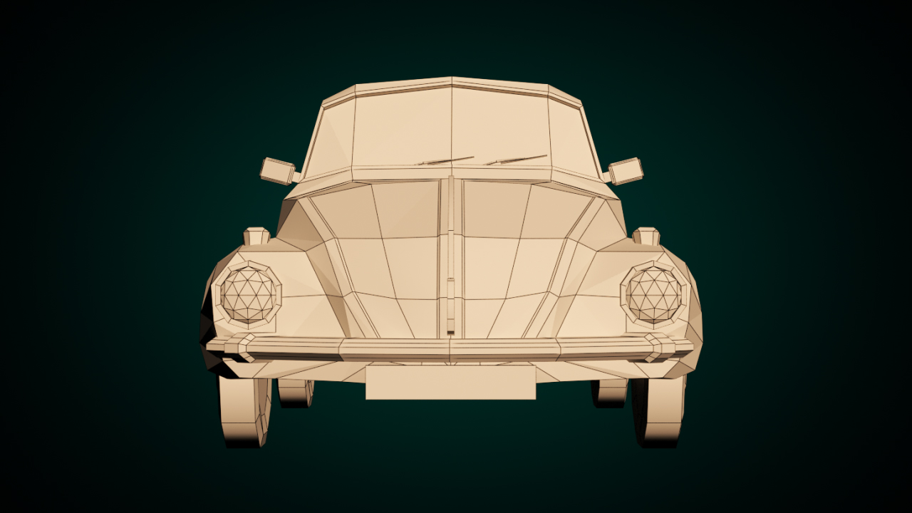 Low-Poly Cartoon City Car - Extended License by N/A