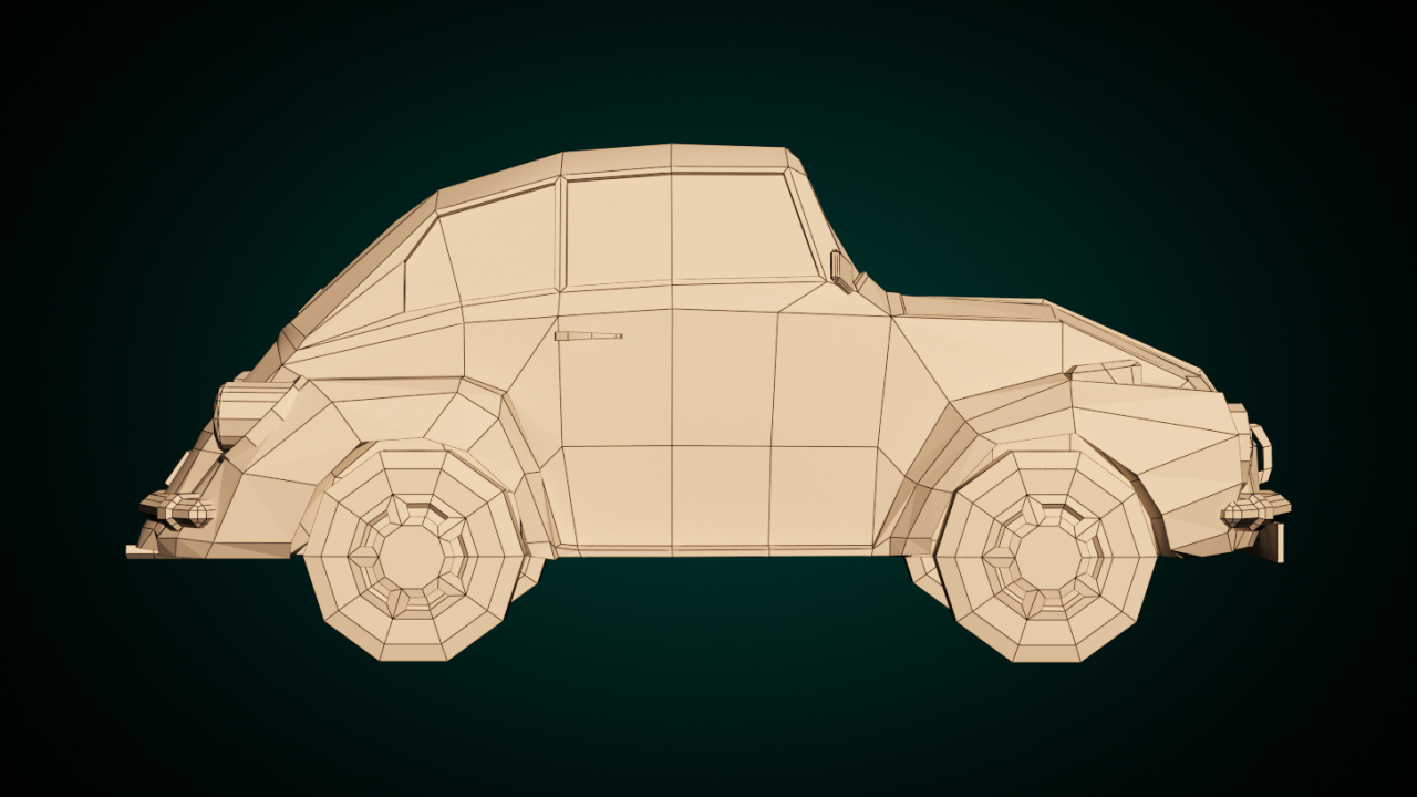 Low-Poly Cartoon City Car - Extended License by N/A