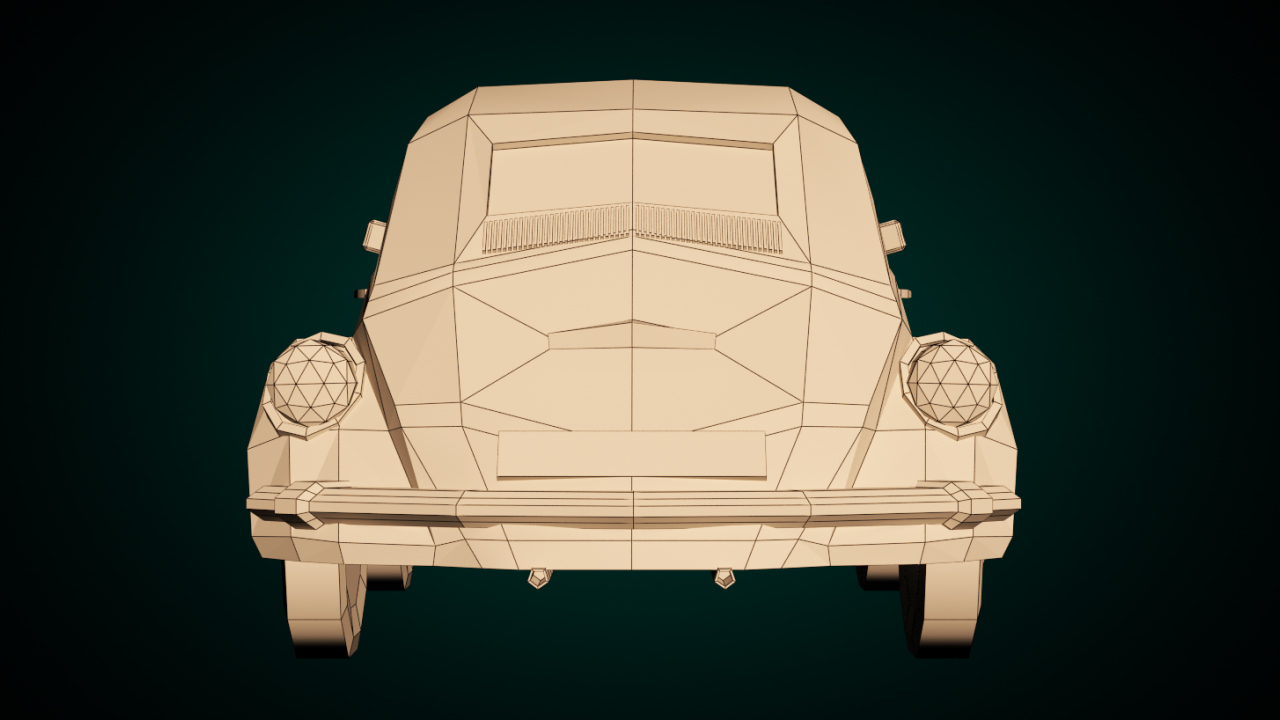 Low-Poly Cartoon City Car - Extended License by N/A