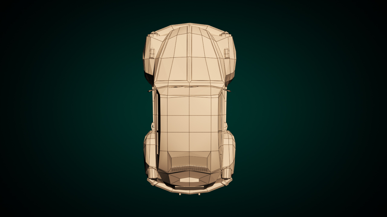Low-Poly Cartoon City Car - Extended License by N/A