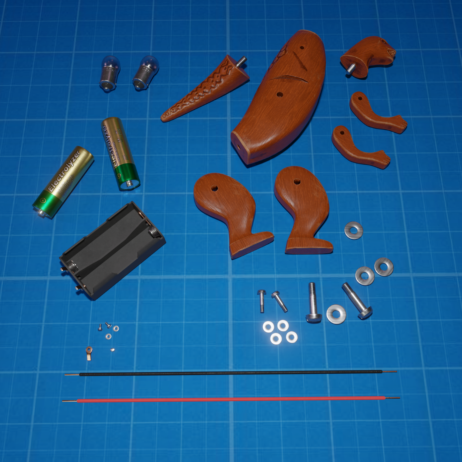 Tiny Godzilla toy model with KitBash parts Extended Licence by N/A