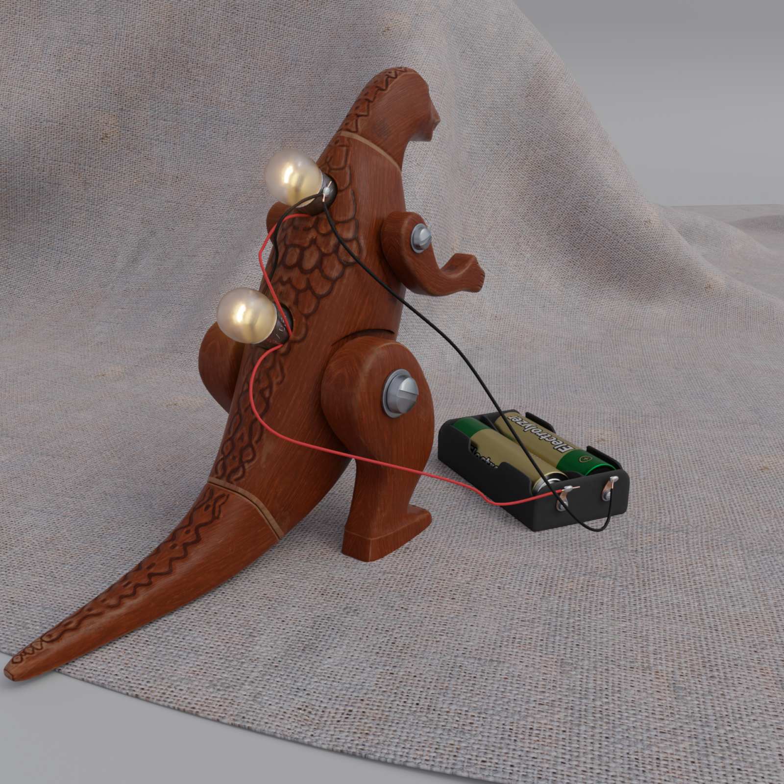 Tiny Godzilla toy model with KitBash parts Extended Licence by N/A