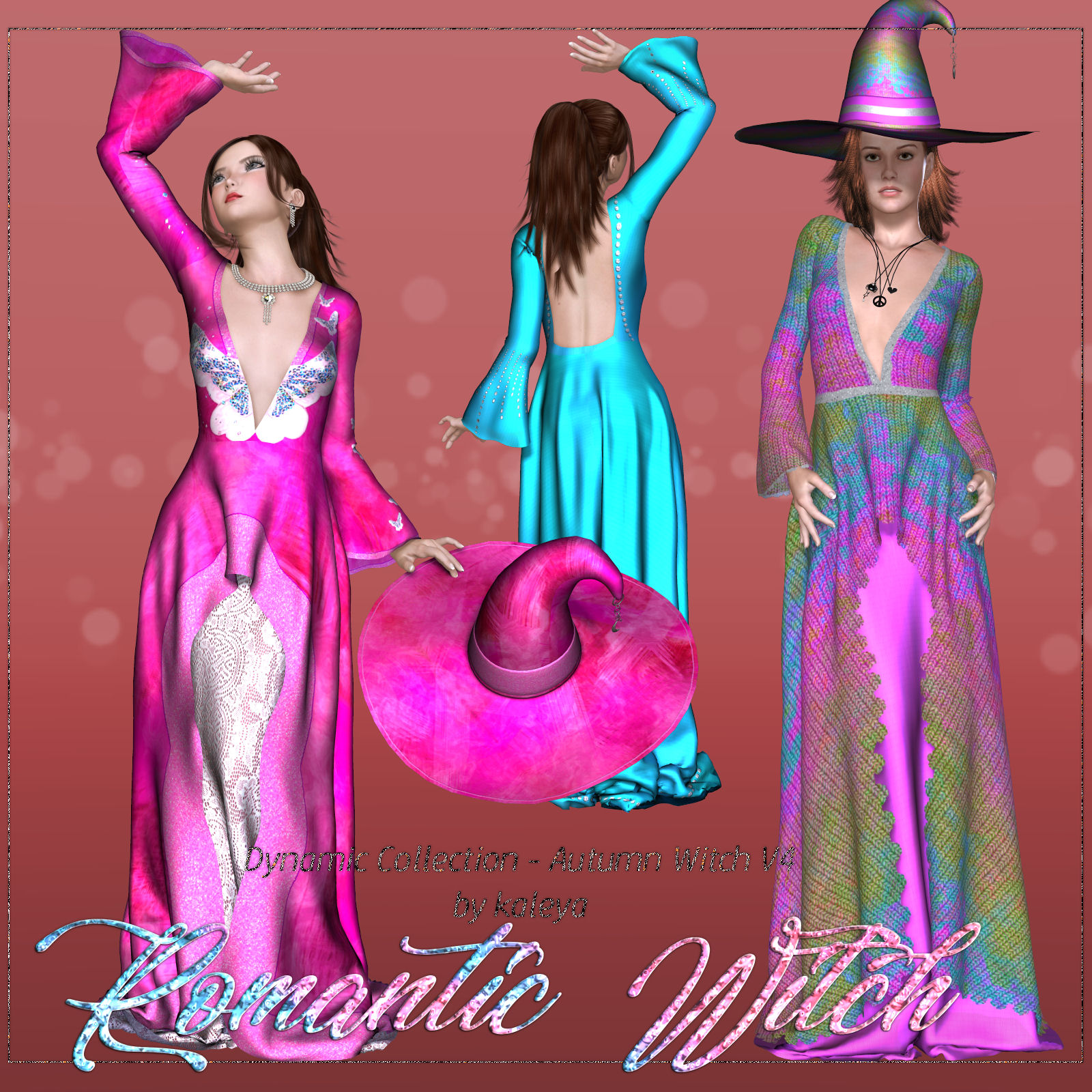 DA-Romantic Witch for Autumn Witch V4  by  kaleya by N/A