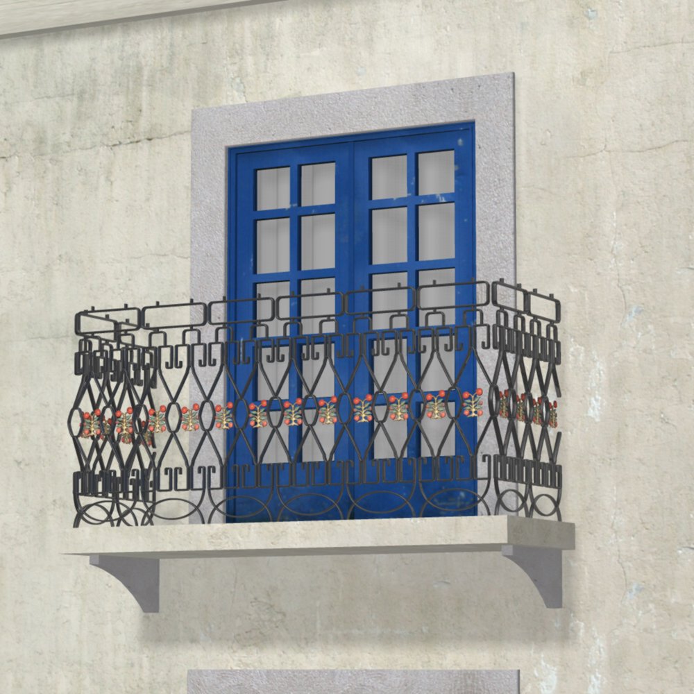 Portuguese House Facade - for Poser by N/A