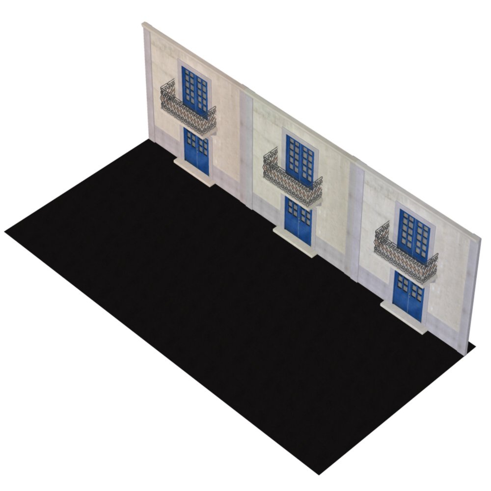 Portuguese House Facade - for Poser by N/A