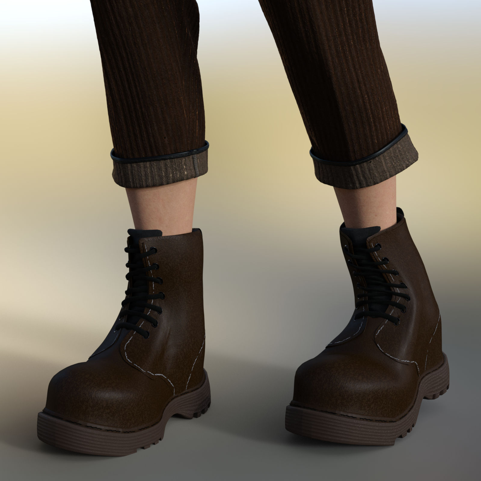 Work Boots for G8F and G8M Iray by N/A