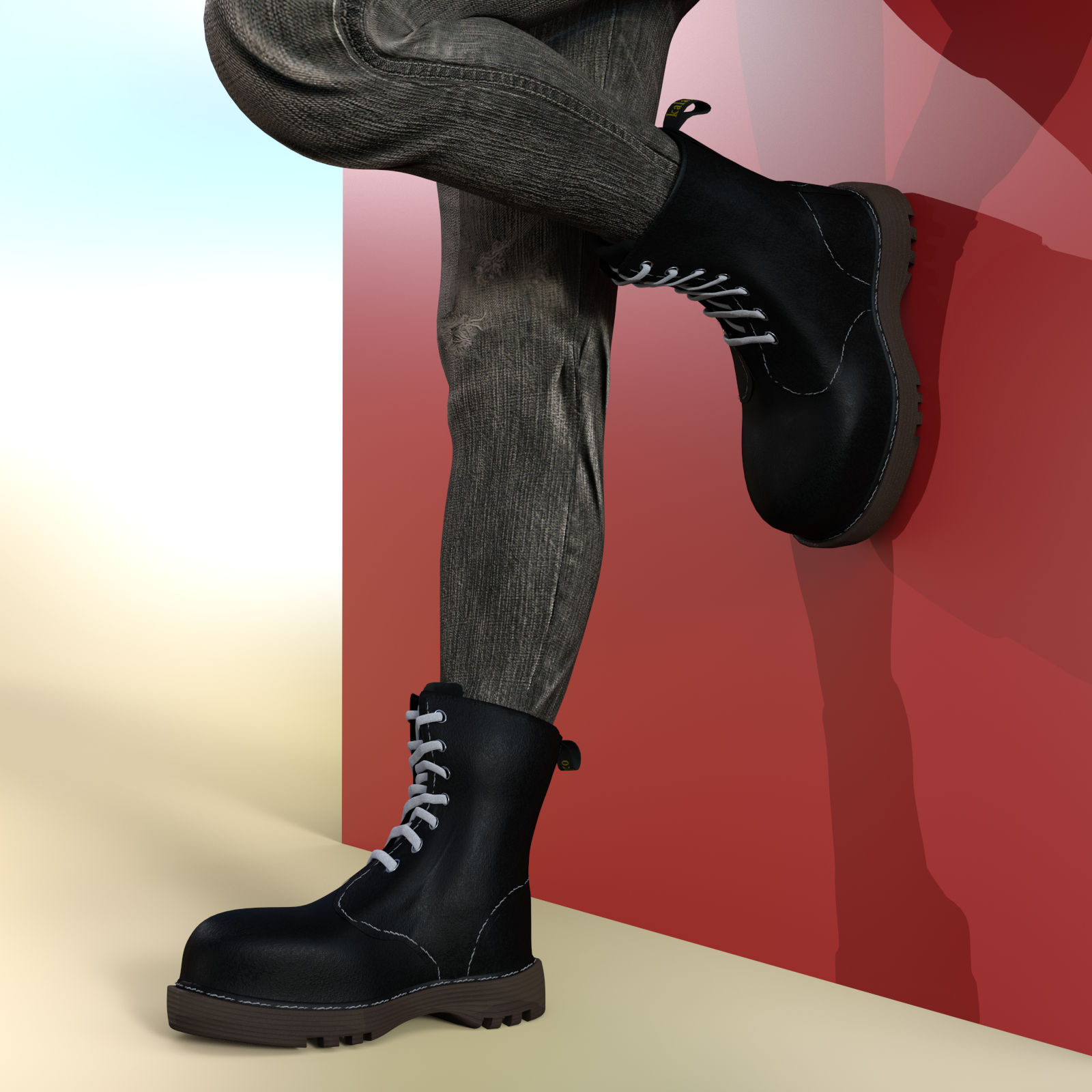 Work Boots for G8F and G8M Iray by N/A