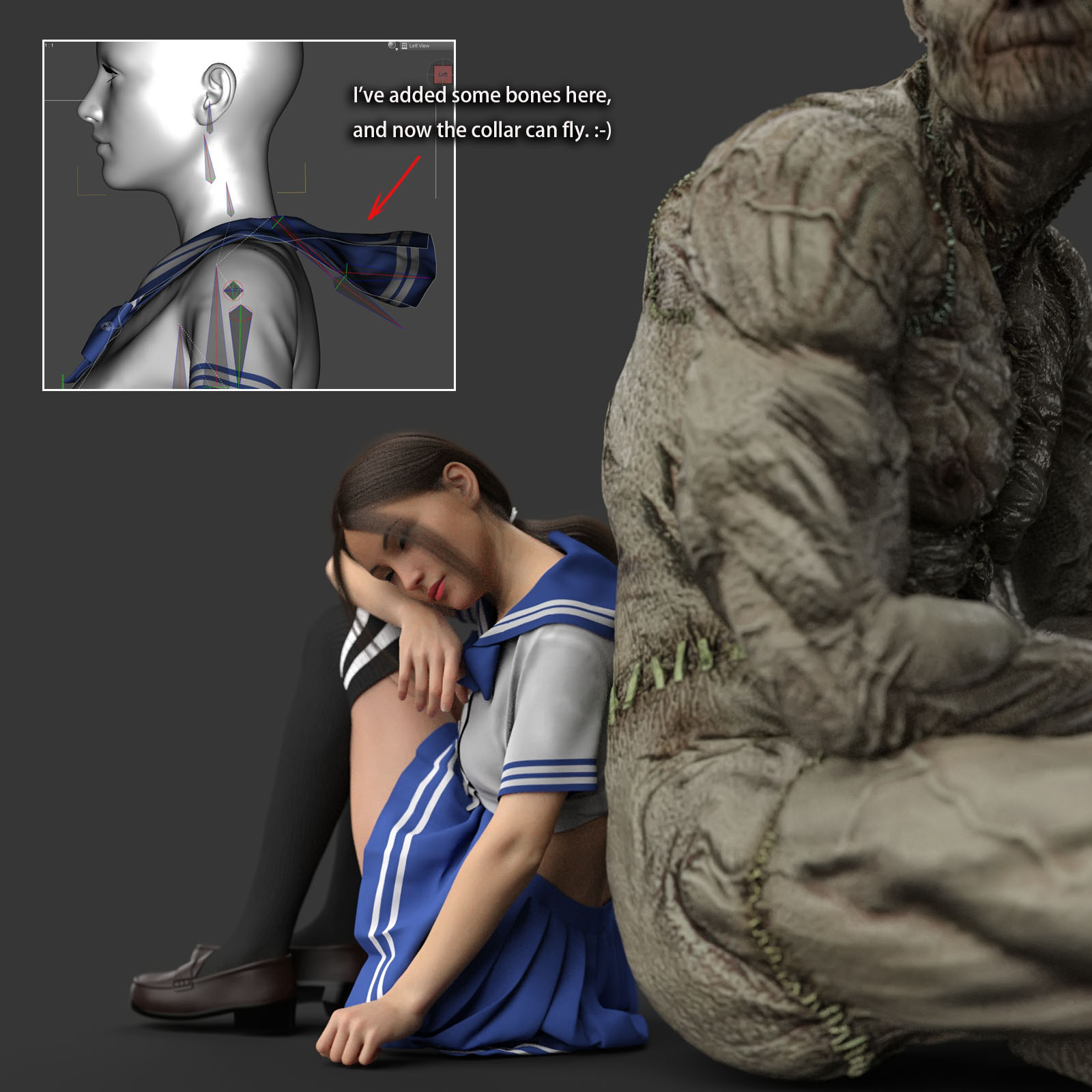 dForce School Uniform for Victoria 8 by N/A