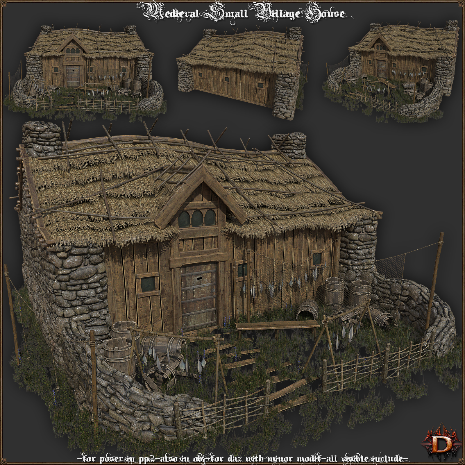 Medieval Small Village House1 by N/A