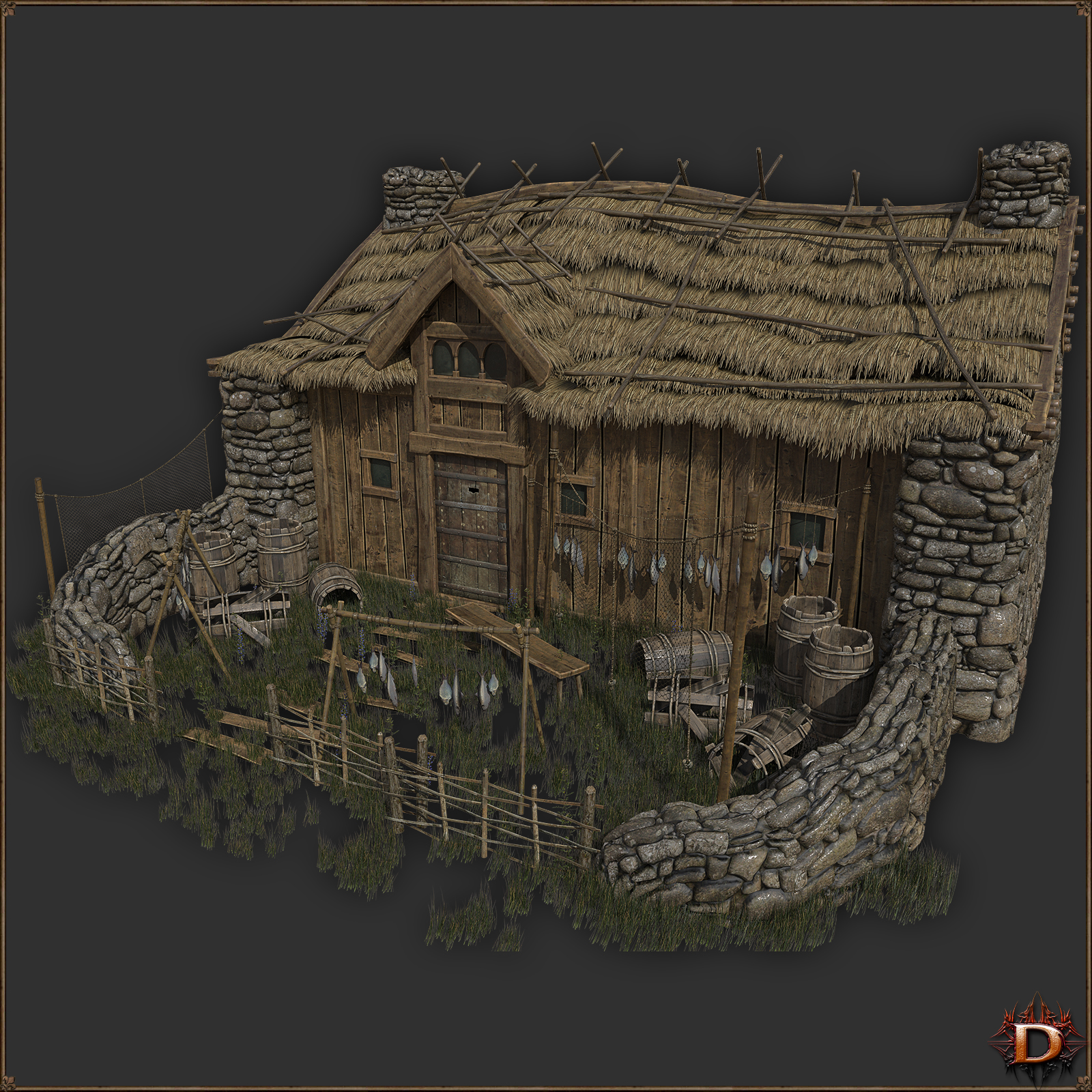 Medieval Small Village House1 by N/A