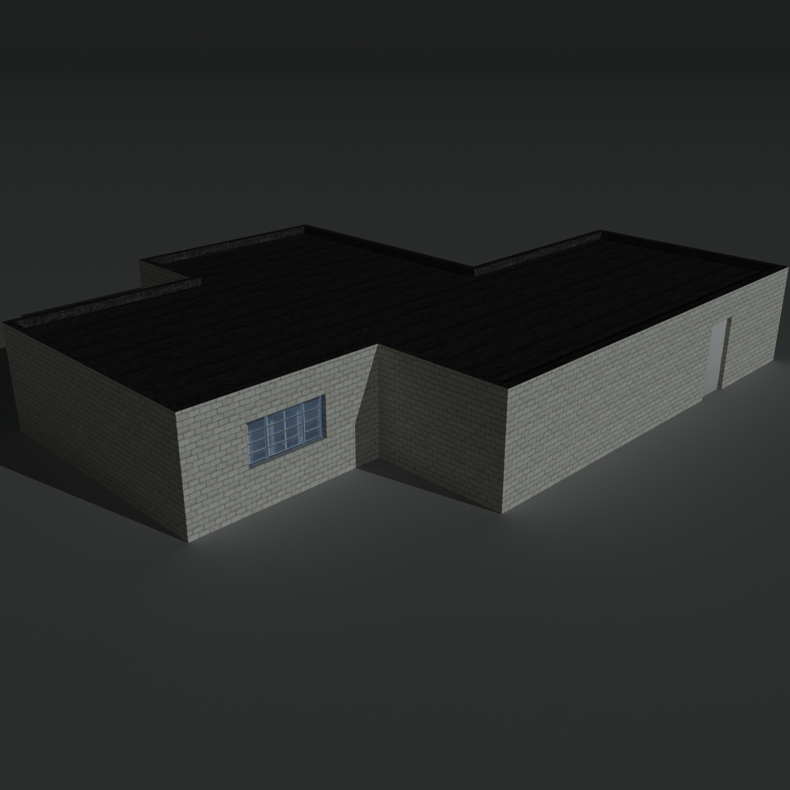 Low Poly Factory Building 1 - Extended Licence by N/A
